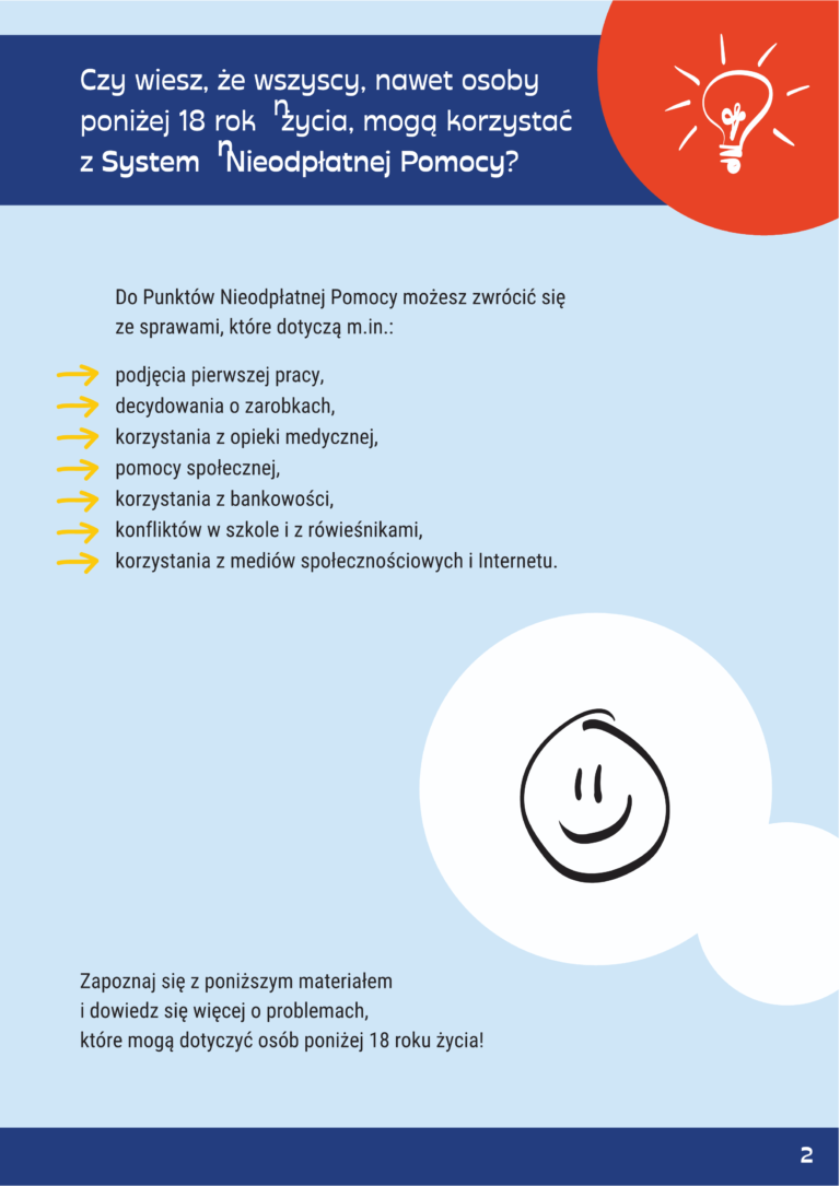 Broszura - Młodzież w Systemie Nieodpłatnej Pomocy2