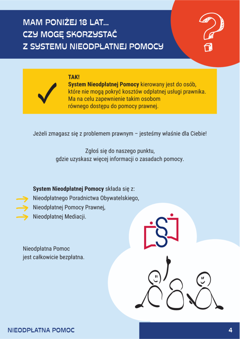 Broszura - Młodzież w Systemie Nieodpłatnej Pomocy4