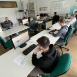 uczniowie ZST na stażu w ZST w Hildburghausen