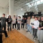 uczniowie ZST na stażu w ZST w Hildburghausen