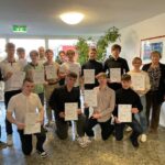 uczniowie ZST na stażu w ZST w Hildburghausen