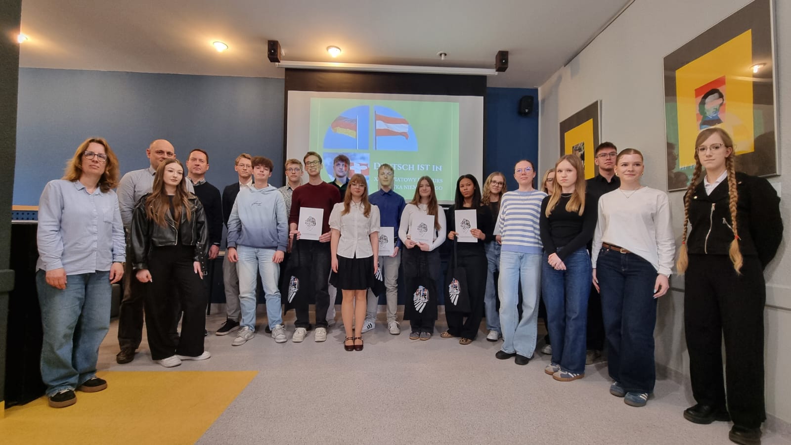 uczestnicy konkursu Deutsch ist in