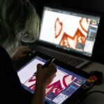 tablet graficzny, grafik