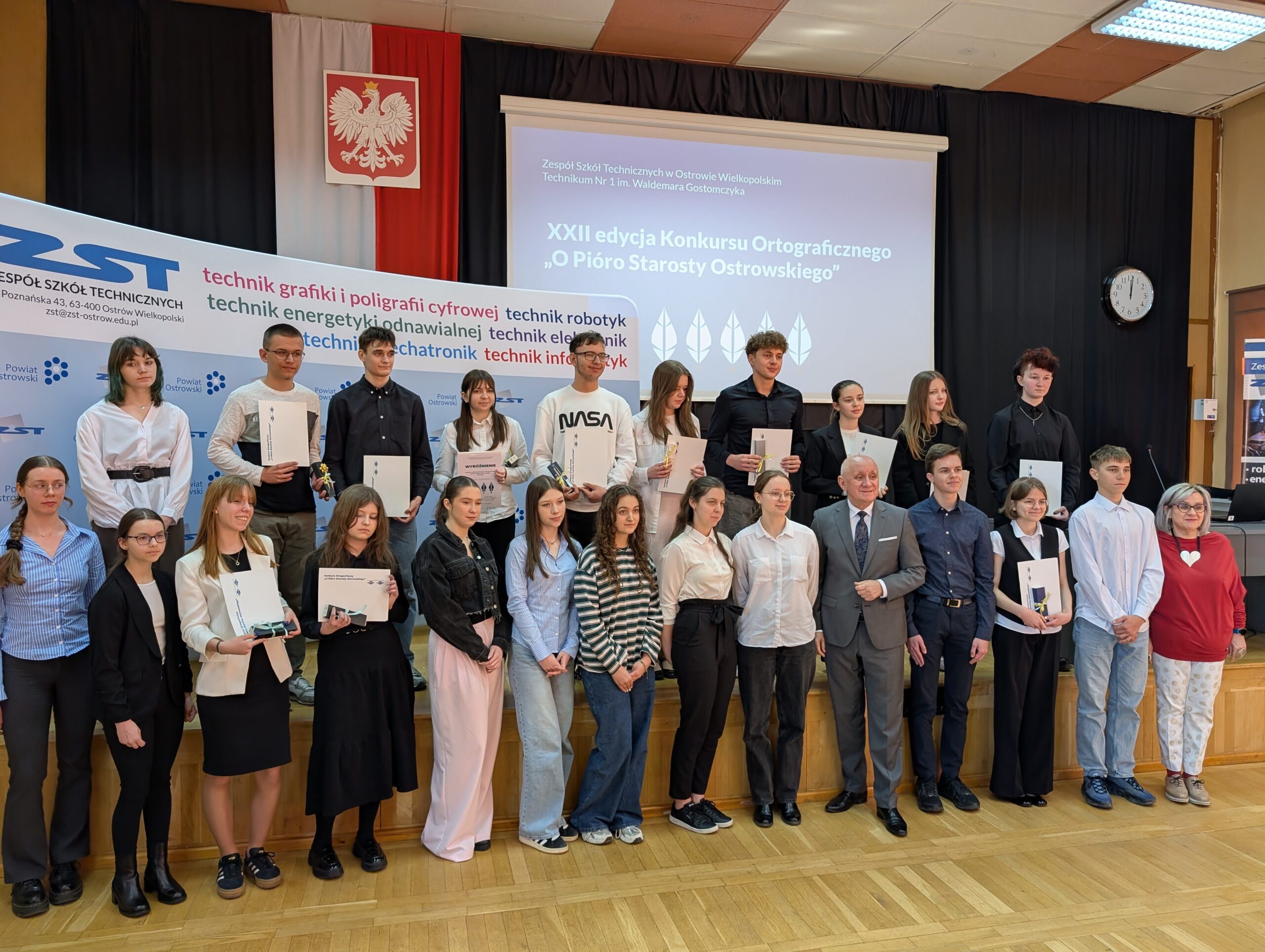 uczestnicy konkursu ortograficznego