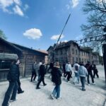 wycieczka uczniów w Auschwitz-Birkenau