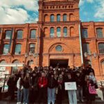 uczniowie w muzeum w Łodzi