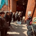 uczniowie w muzeum w Łodzi