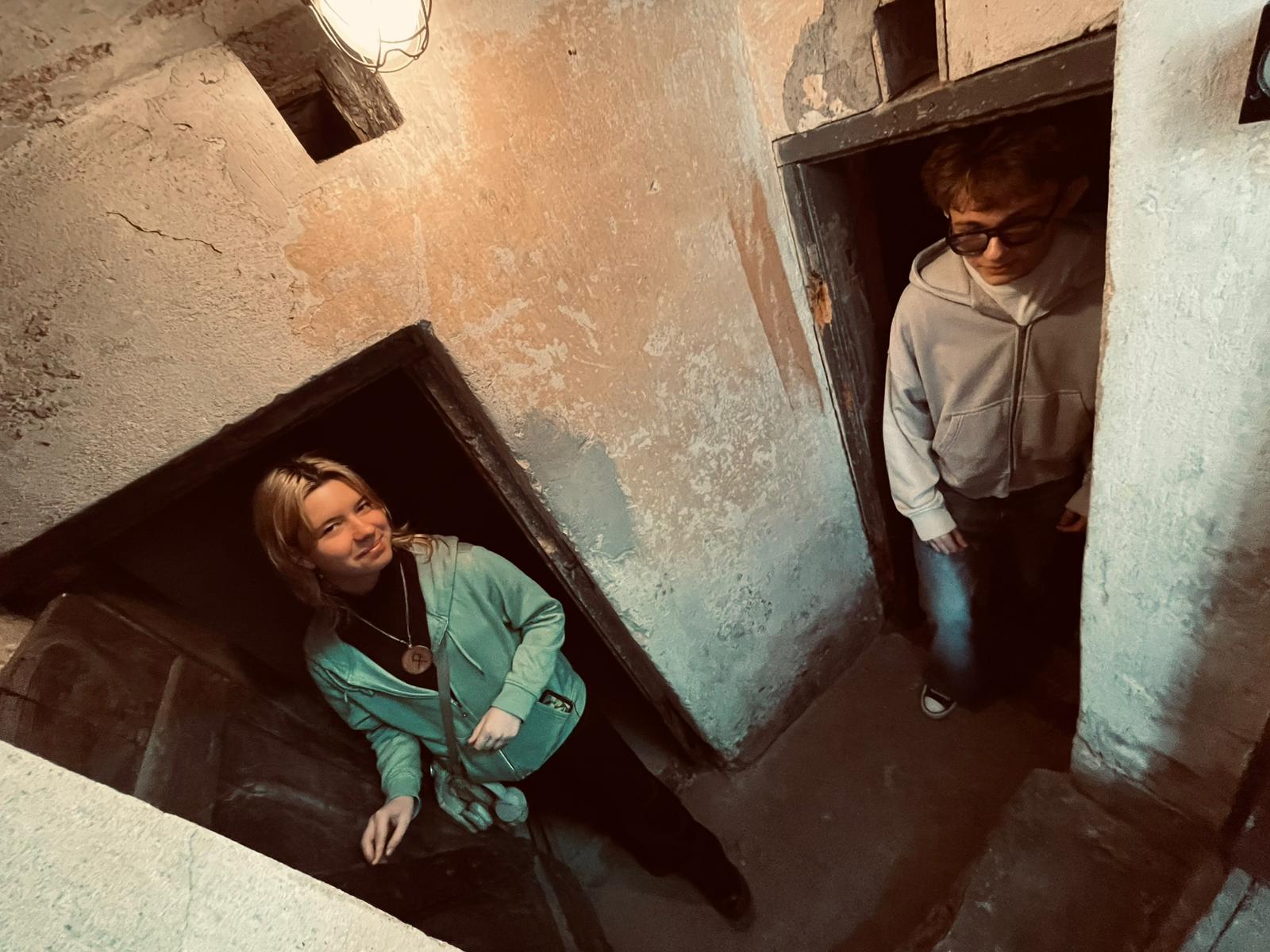 uczniowie w muzeum w Łodzi