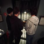 uczniowie w muzeum w Łodzi